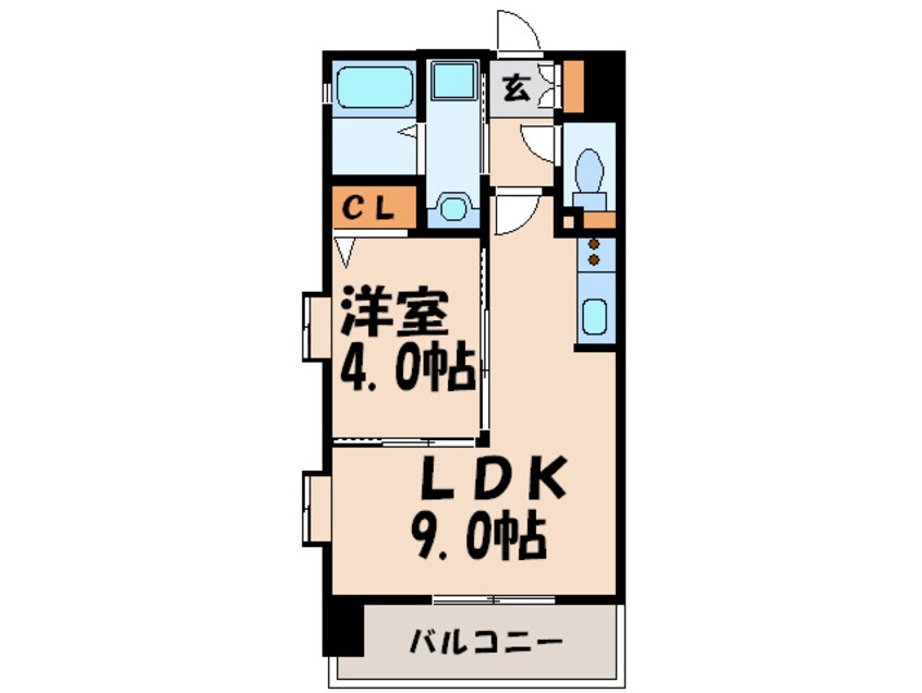 間取図 シャローム天神北