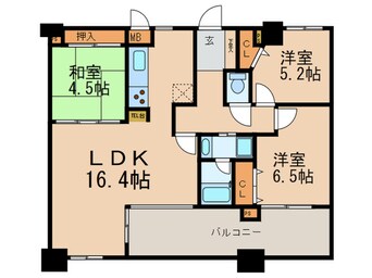 間取図 ルネッサンス２１　博多