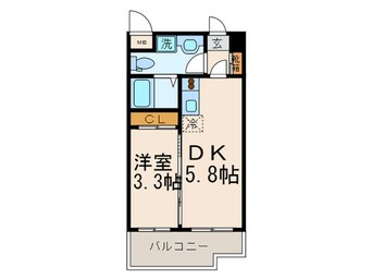 間取図 ルネッサンス２１　博多