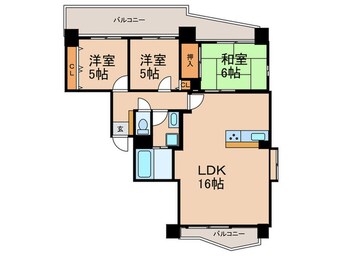 間取図 ホルトハイム博多駅東　７０２