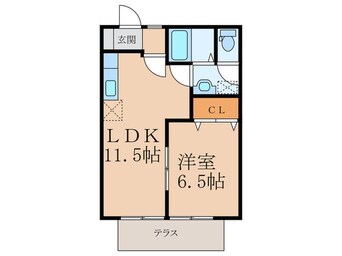 間取図 カルム太刀浦