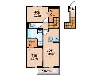 間取図 仮）ENG町上津役