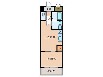 間取図 エルザビル馬借47