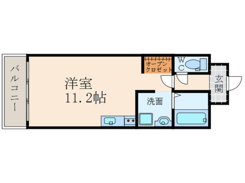 間取図 エルザビル馬借47
