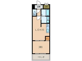間取図 エルザビル馬借47