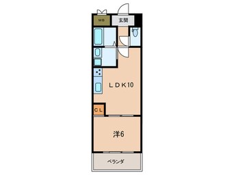 間取図 エルザビル馬借47