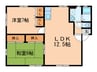 オラクルハウス　A 2LDKの間取り