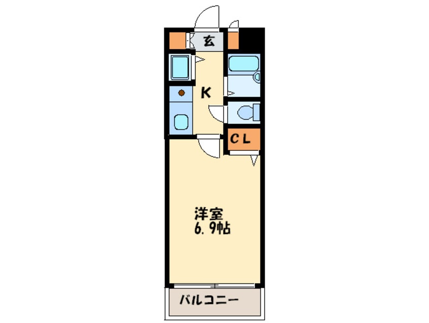 間取図 ﾗｲｵﾝｽﾞﾏﾝｼｮﾝ県庁東(503)