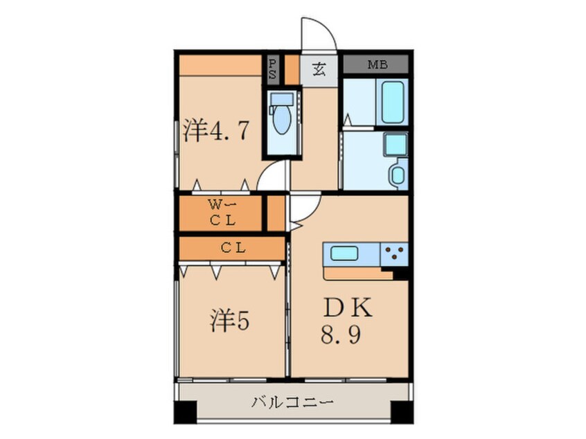 間取図 フォートレス門司港