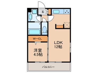 間取図 D-room＋津福今町