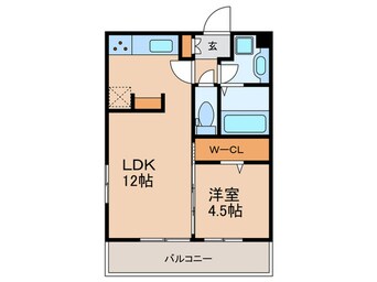 間取図 D-room＋津福今町