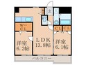 カーサ宮ノ前Ⅱの間取図