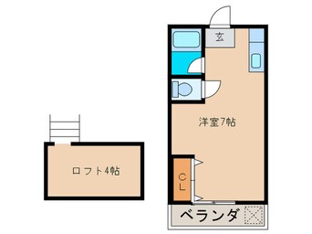 間取図 シティベール今宿