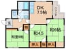 市瀬ビル 3DKの間取り