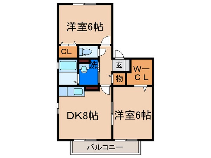 間取り図 パインテ－ルⅡ