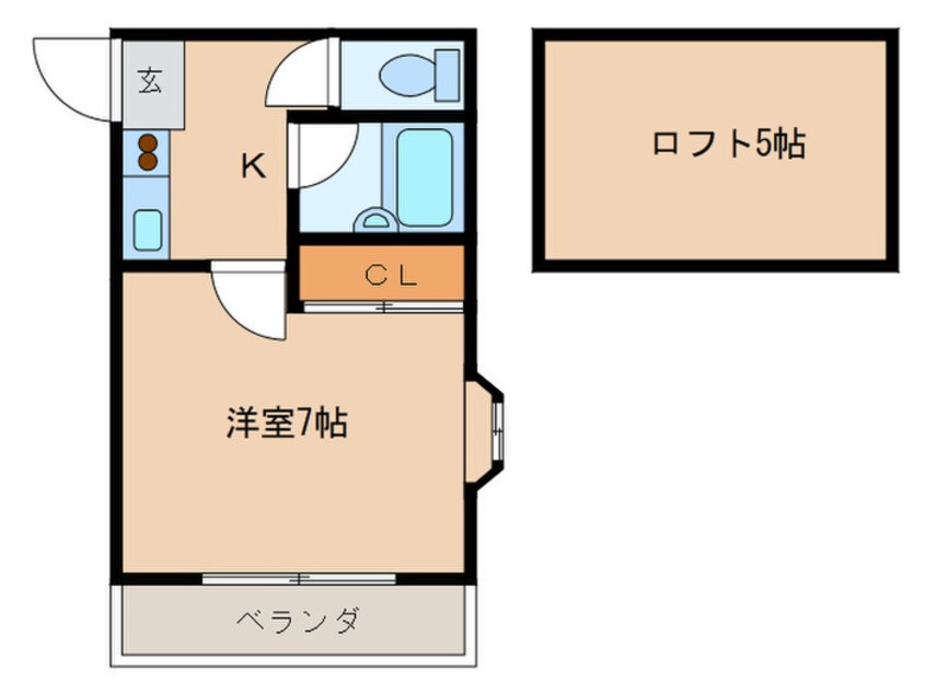 間取図 サン・グランデ福大