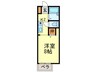 百楽館 1Kの間取り