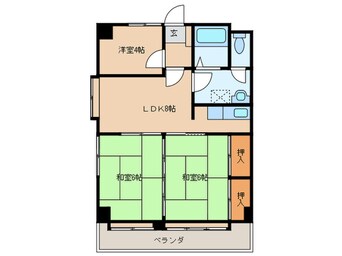 間取図 クレベール千防