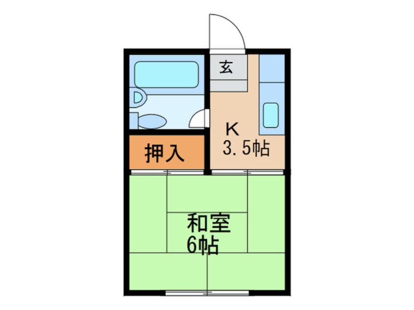 間取図 中山アパート