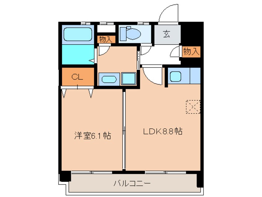 間取図 ヴァン２１