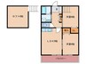 ビオス徳重A 2LDKの間取り