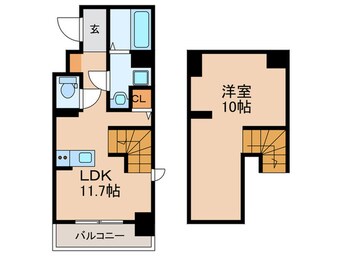 間取図 MODERN PALAZZO天神東グランＭ