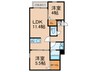 仮)高宮３丁目AP 2LDKの間取り
