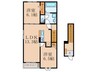 仮)アプローズ 2LDKの間取り