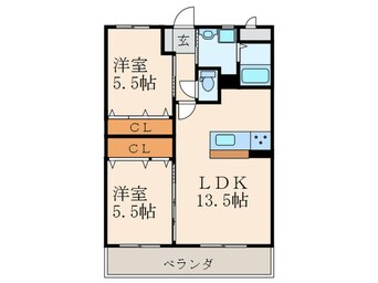 間取図 ル・ポ－トⅠ