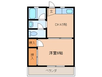 間取図 平島コ－ポ