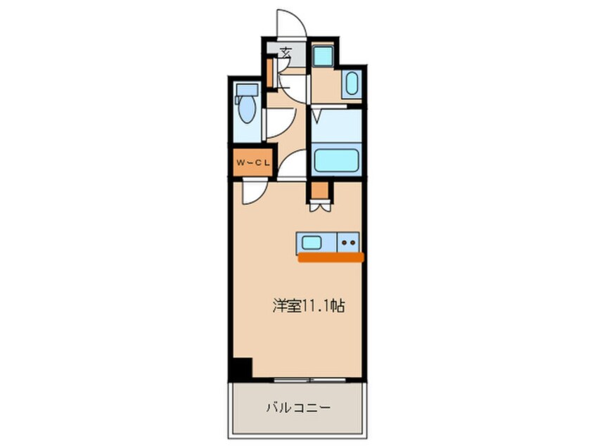 間取図 サヴォイラルカンジュ（703）