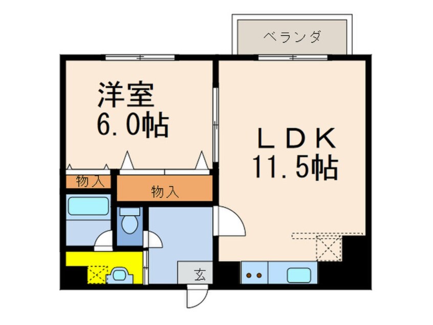 間取図 アビタシオン・ドゥ