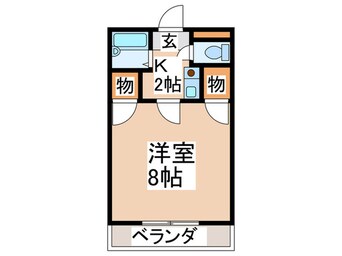 間取図 ヴィラージュⅠ