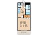 SOFIA L.one 1Kの間取り