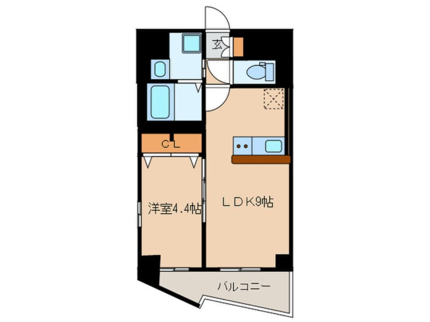 間取図 リシェ薬院