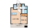 ｸﾞﾗﾝﾌｫｰﾚﾌﾟﾗｲﾑ千早（８０２）の間取図