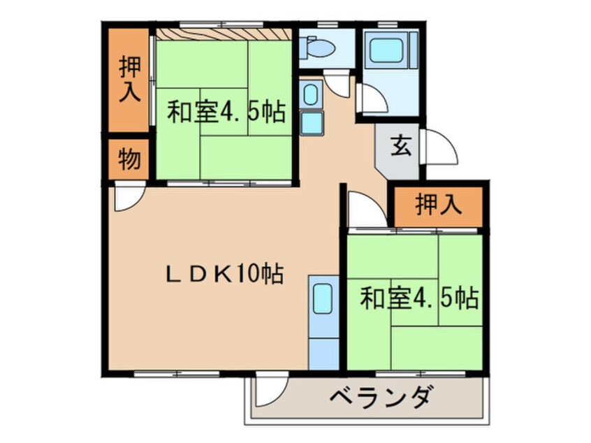 間取図 タカタメイゾン