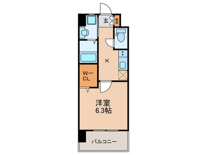 間取り図 仮) ｸﾞﾛｰｽ二日市中央ﾚｼﾞﾃﾞﾝｽ