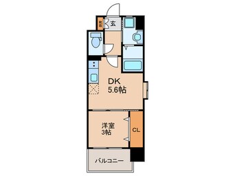 間取図 仮) ｸﾞﾛｰｽ二日市中央ﾚｼﾞﾃﾞﾝｽ