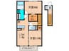 トレス中間壱番館 2LDKの間取り