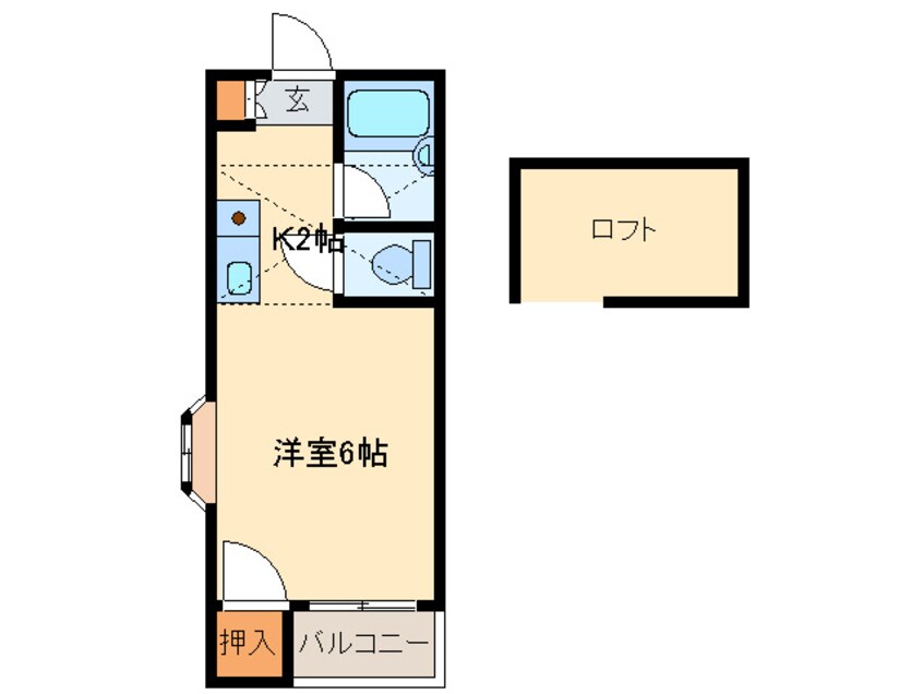 間取図 マキシム吉塚駅前