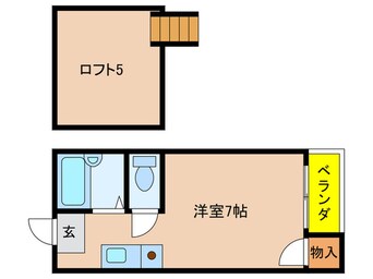 間取図 マキシム吉塚駅前