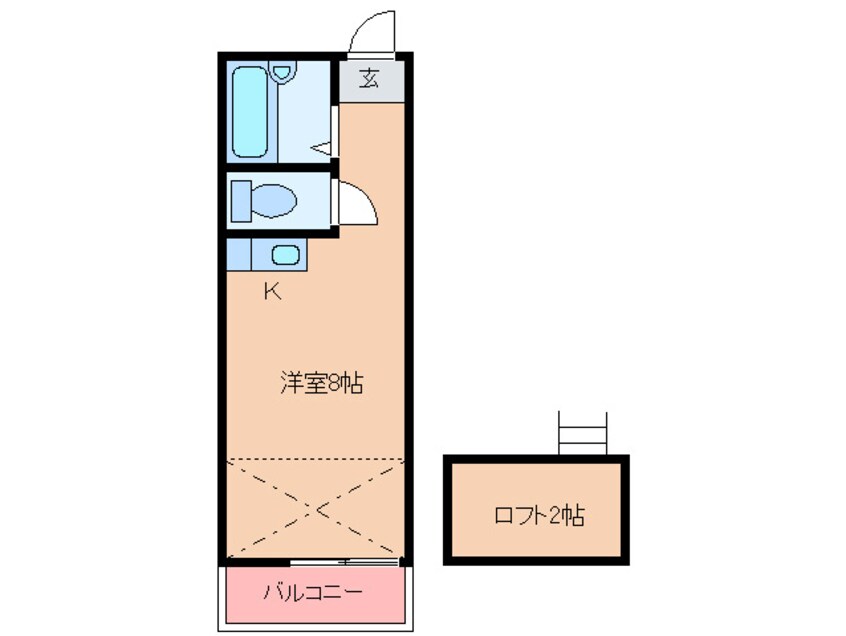 間取図 ルート新宮Ｃ