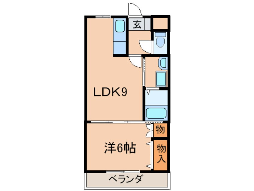 間取図 フォンテーヌ二島