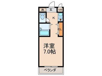 間取図 シャルム住吉