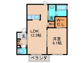 間取図 シェソワロゼ