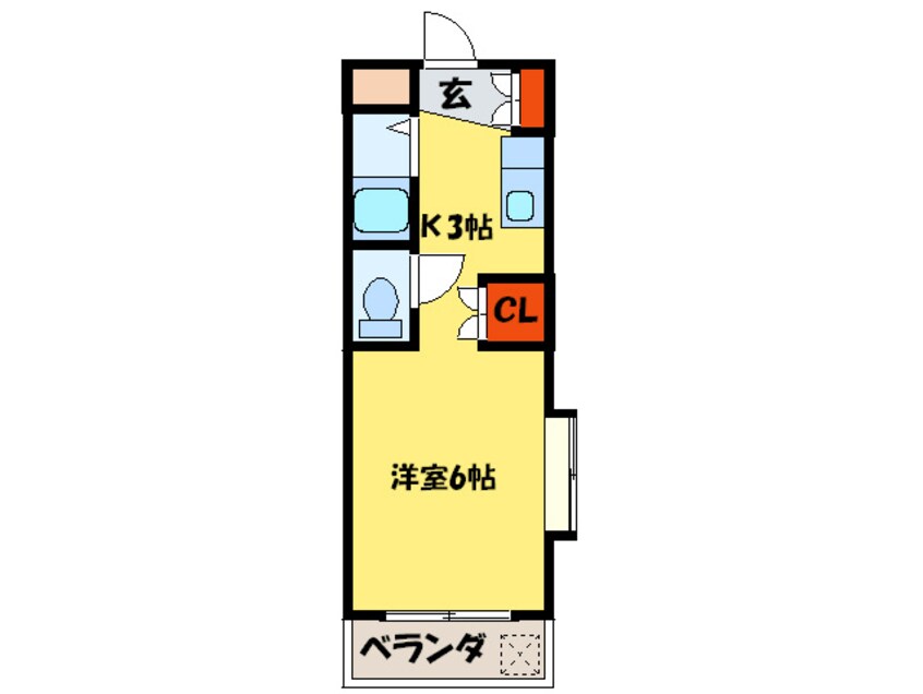 間取図 エレガンスハイツ平尾