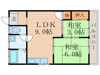 間取図 のぞえ荘