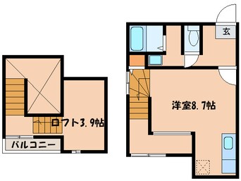 間取図 コスモ九大南