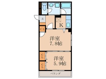 間取図 アビタシオン清水